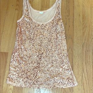 Gold Sparkle Top